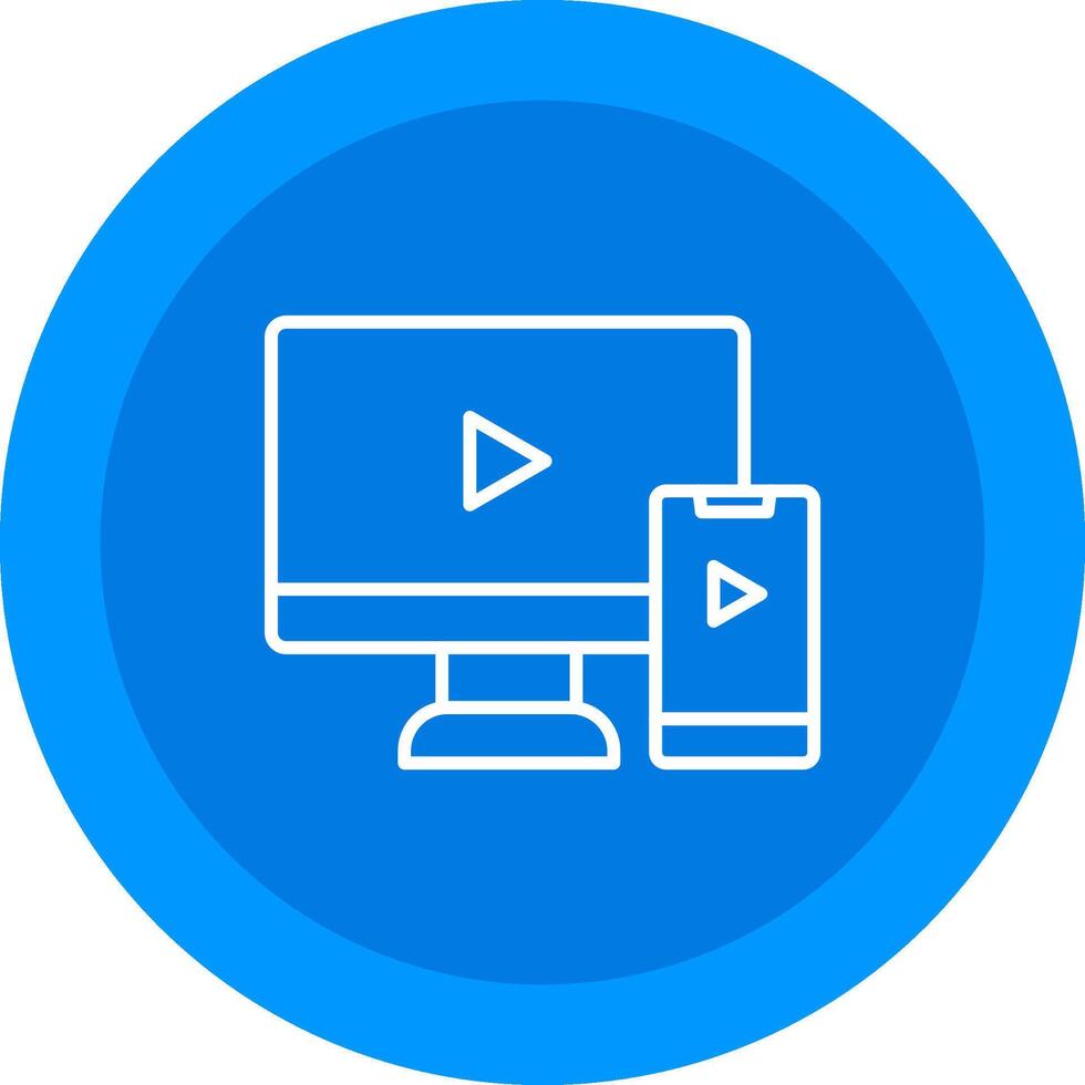 Screen Mirroring Icon Design Symbol vector
