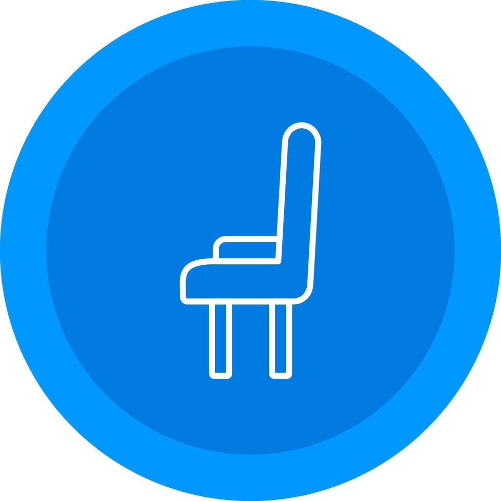 Dining Chair Icon Design Symbol vector