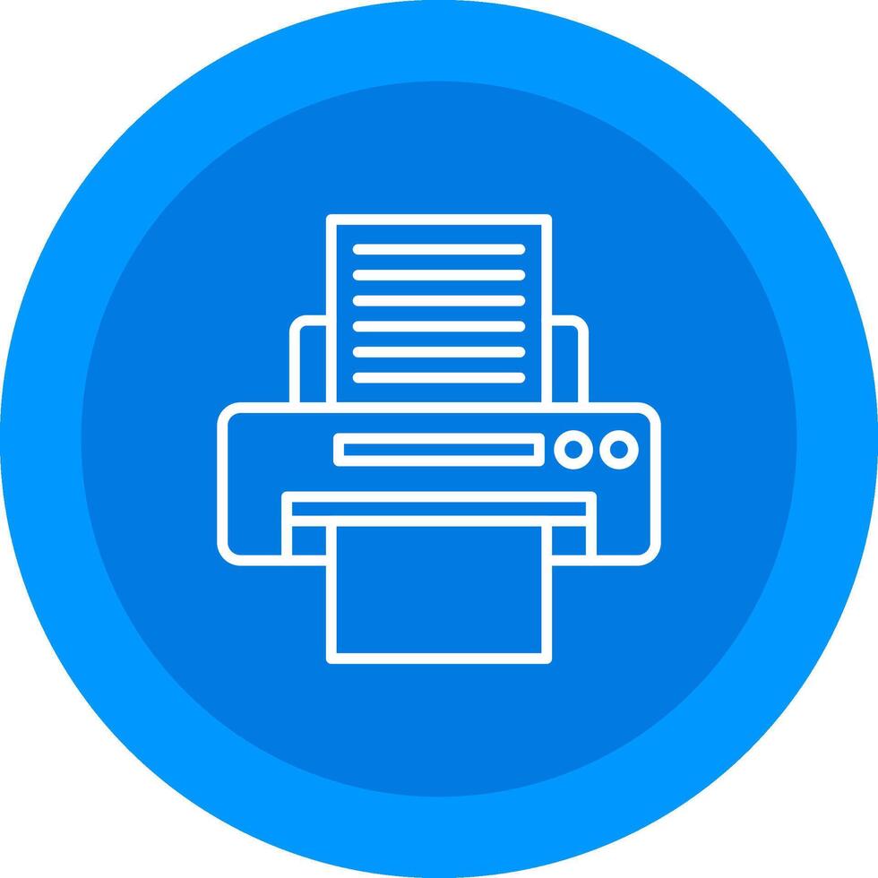 Printer Icon Design Symbol vector