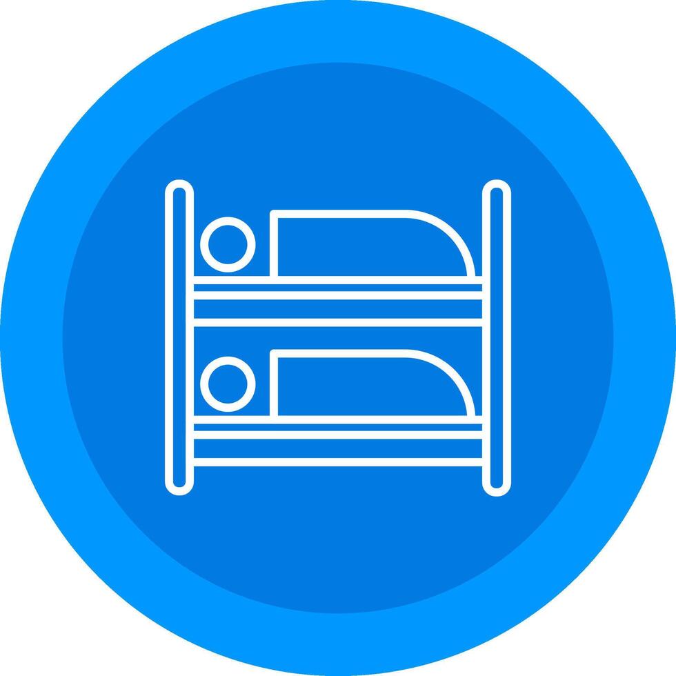 Bunk Bed Icon Design Symbol vector