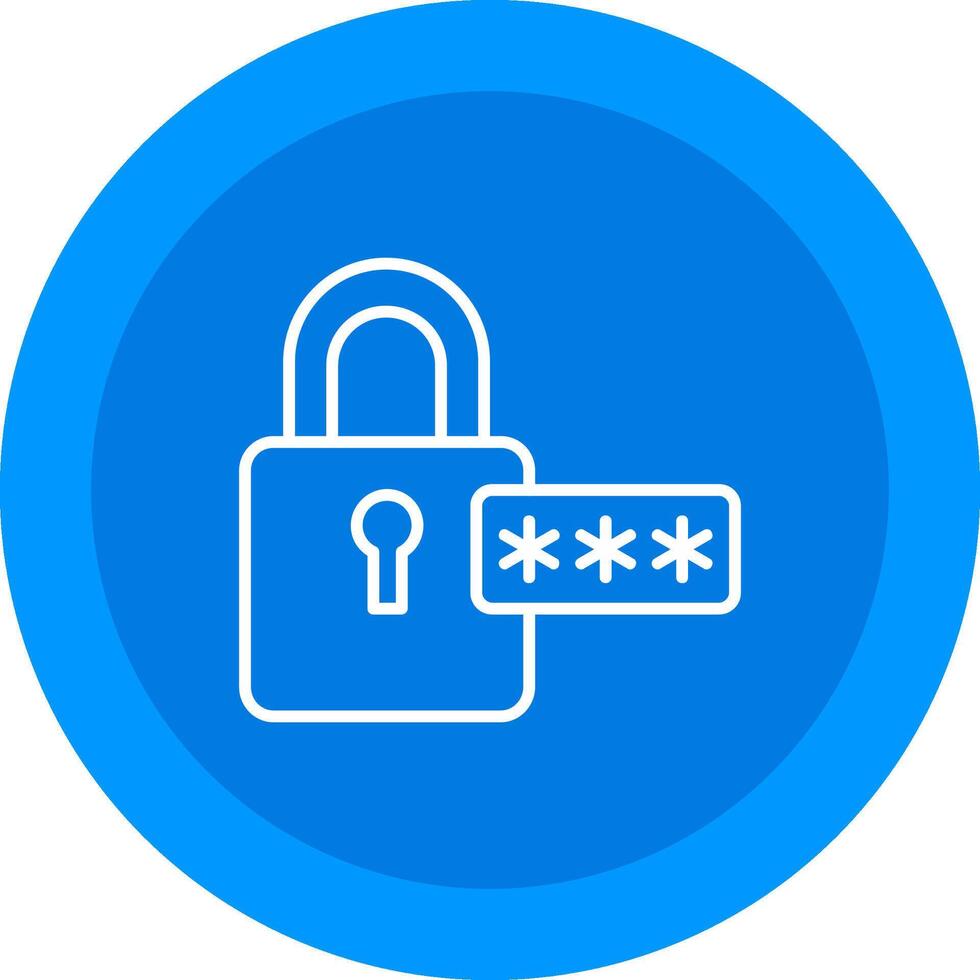 Password Icon Design Symbol vector