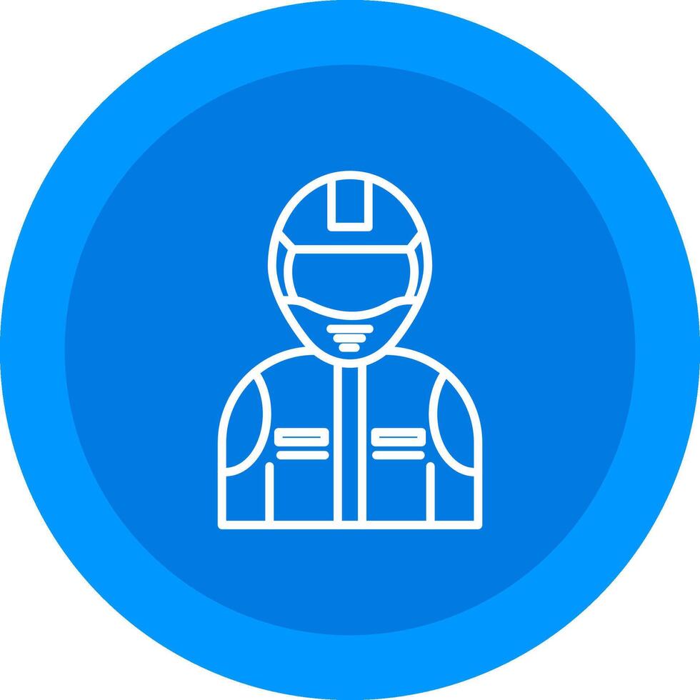 Racer Icon Design Symbol vector