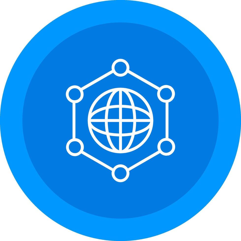 Network Icon Design Symbol vector