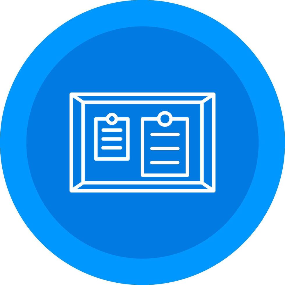 Noticeboard Icon Design Symbol vector