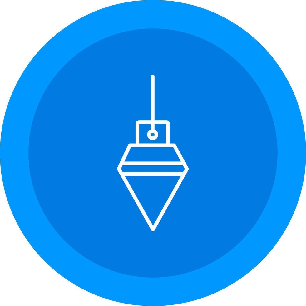 Plumb Bob Icon Design Symbol vector