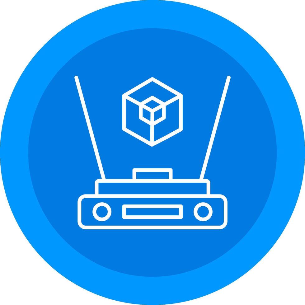 Hologram Icon Design Symbol vector