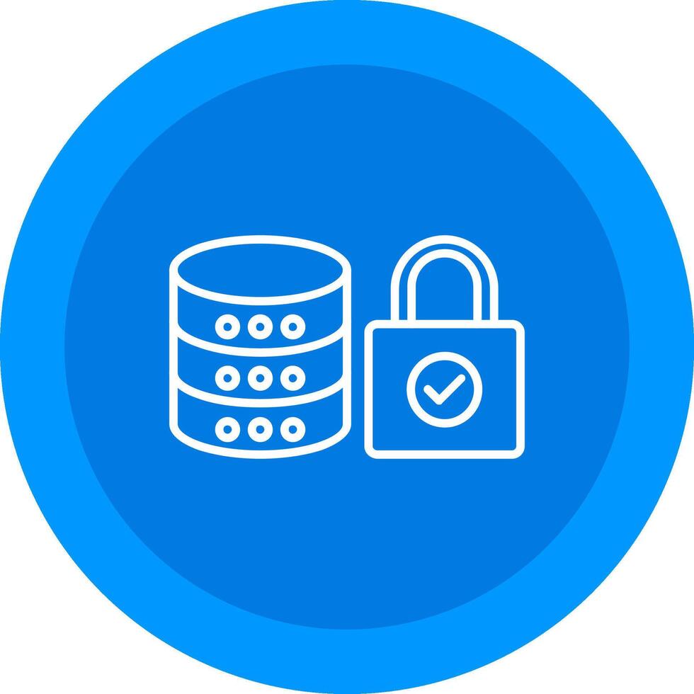 Database Icon Design Symbol vector