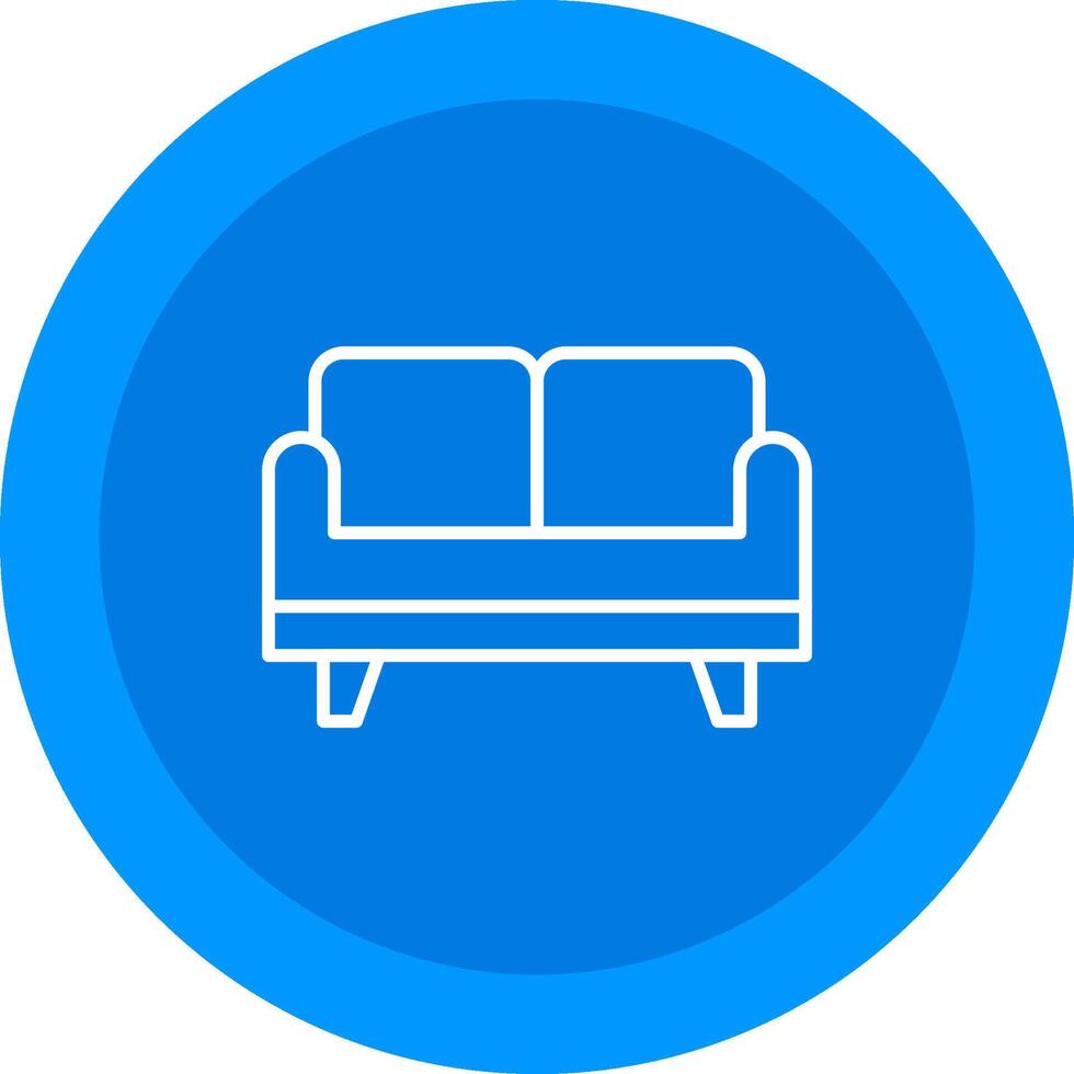 Sofa Bed Icon Design Symbol vector