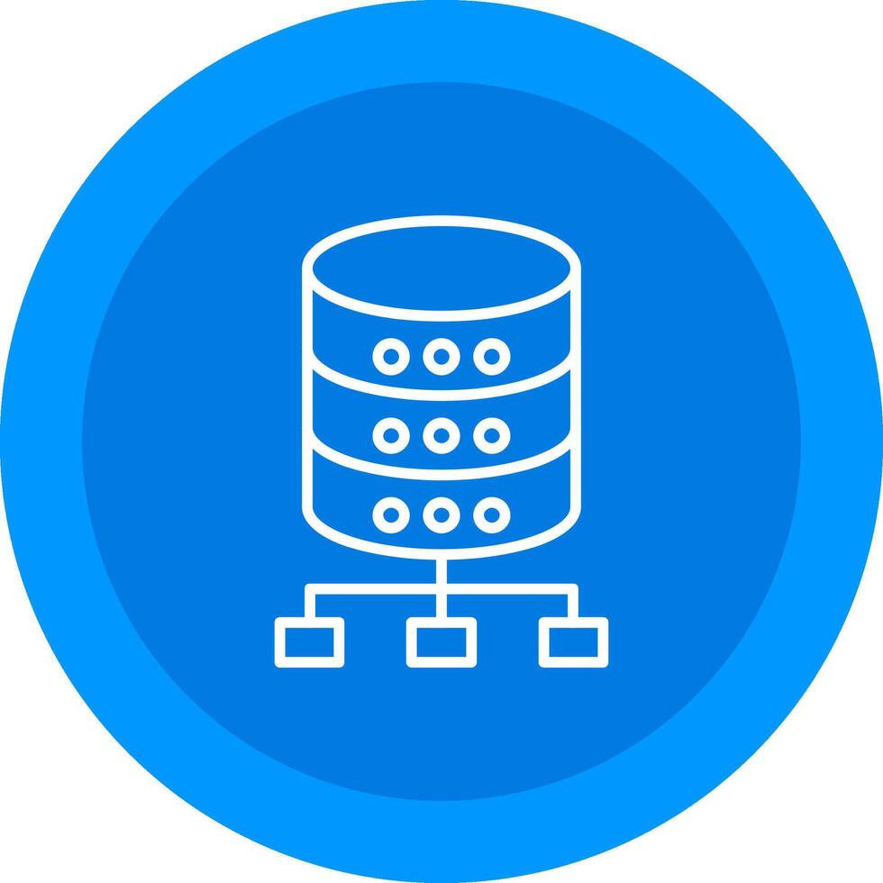 Database Icon Design Symbol vector