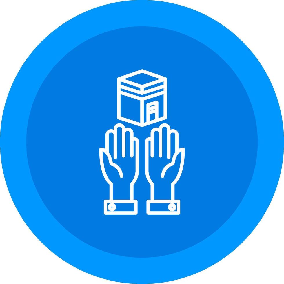 Prayer Icon Design Symbol vector