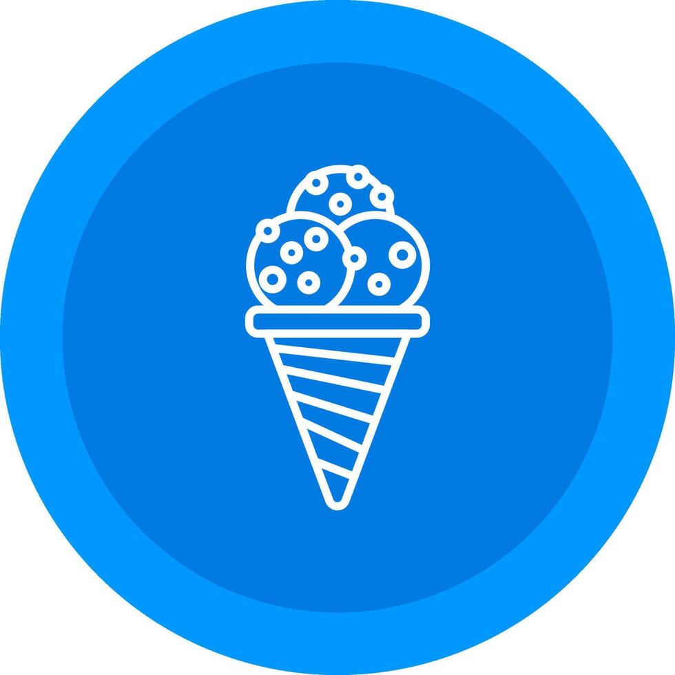 Ice Cream Cone Icon Design Symbol vector