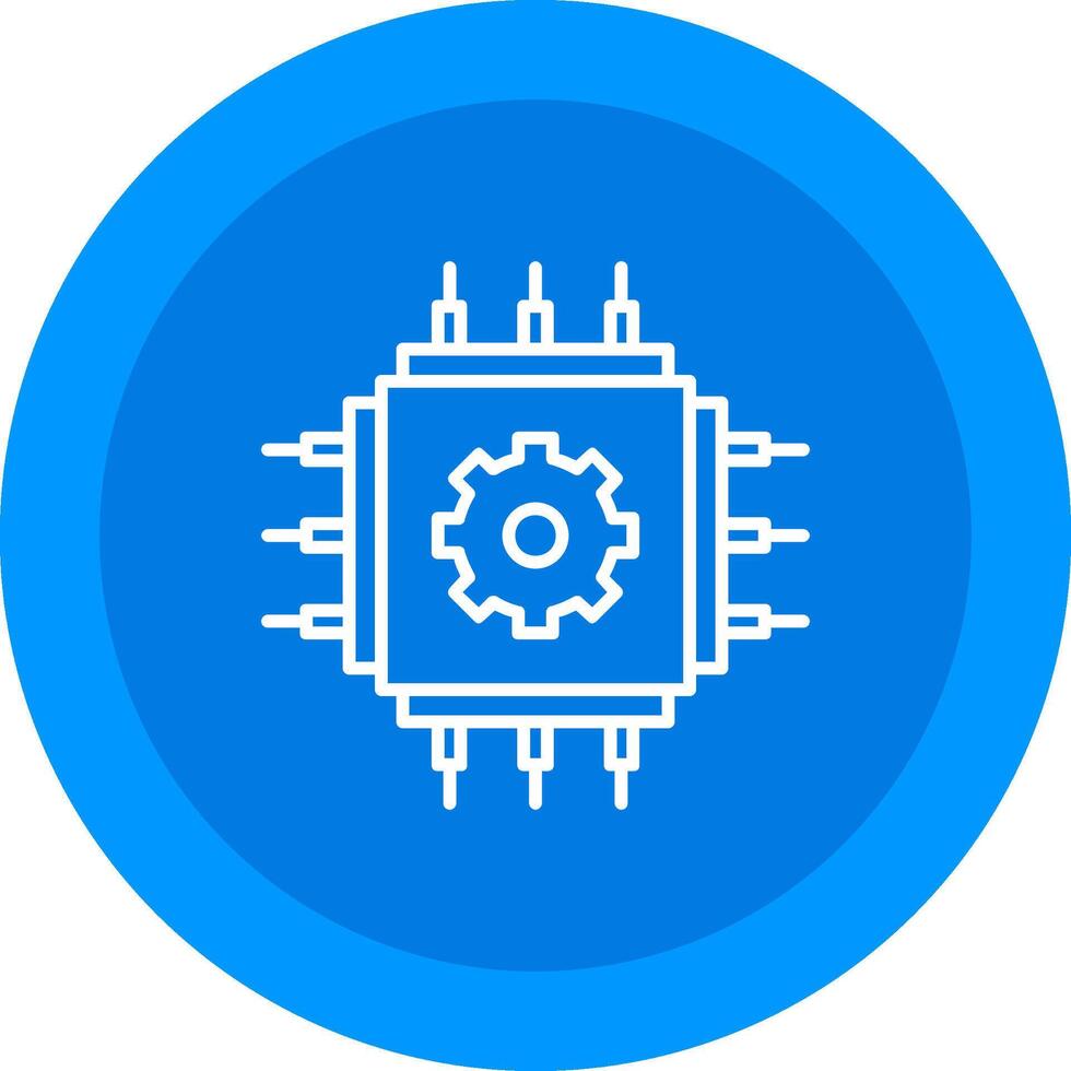 Cpu Icon Design Symbol vector
