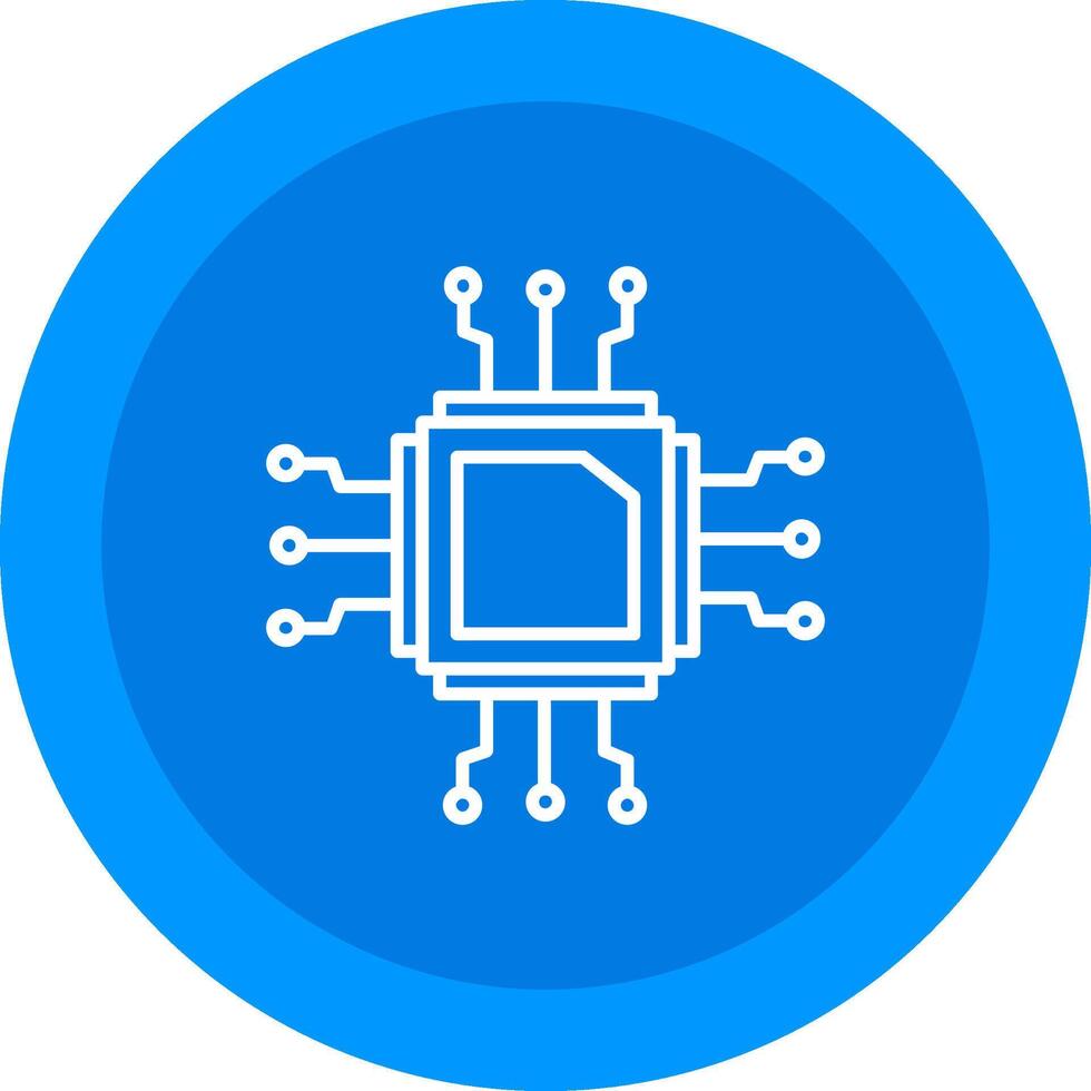 Cpu Icon Design Symbol vector