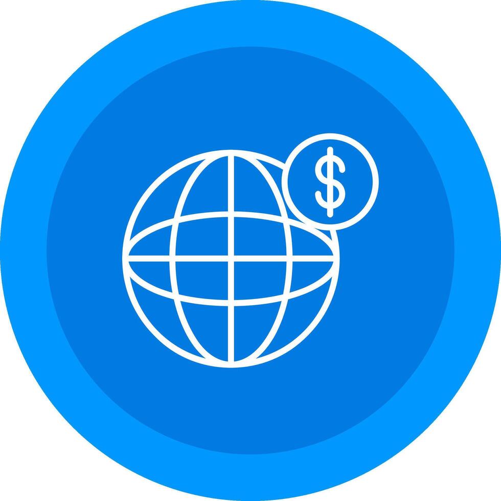 Global Economy Icon Design Symbol vector
