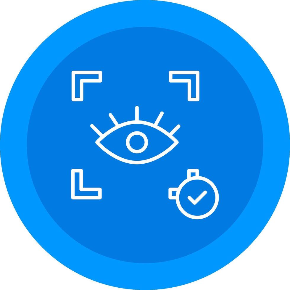 Eye Recognition Icon Design Symbol vector