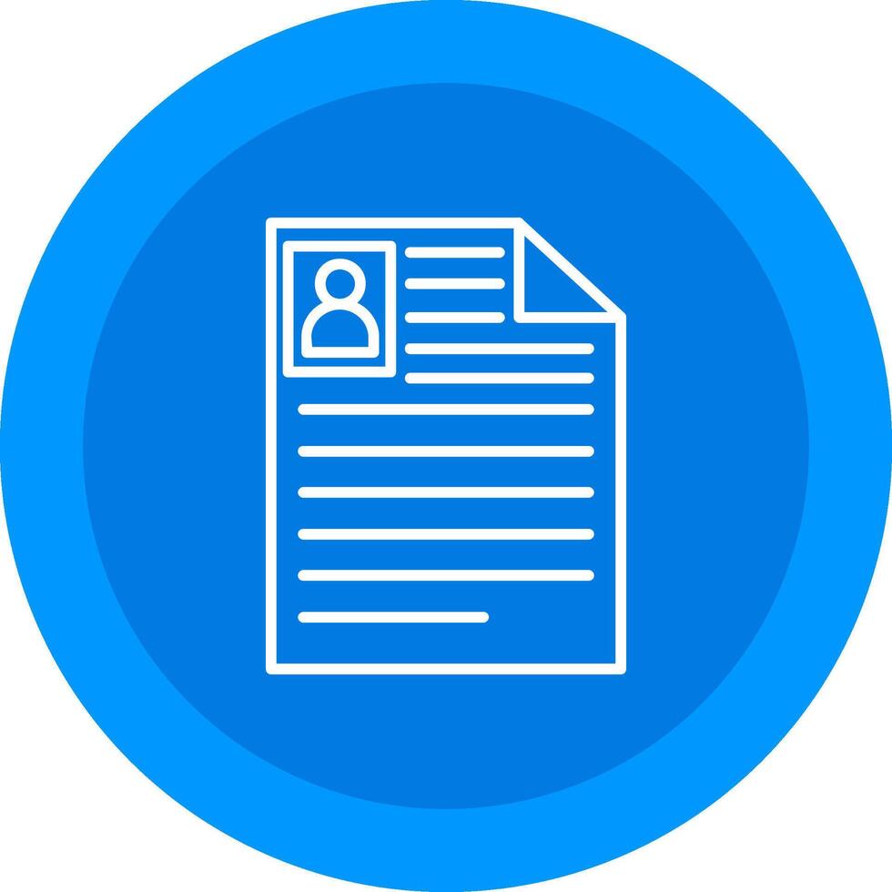 Curriculum Vitae Icon Design Symbol vector