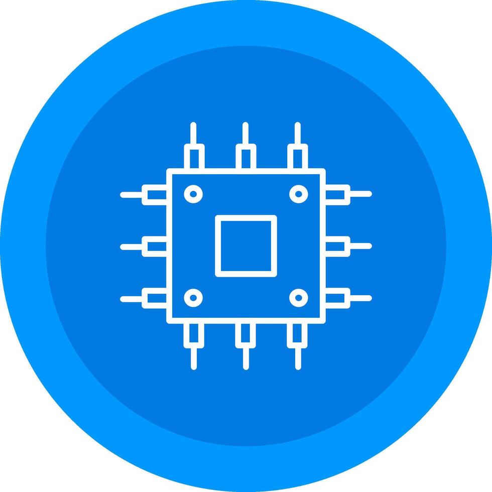 Chip Icon Design Symbol vector