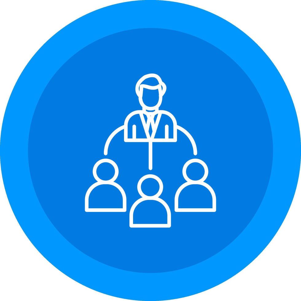 Delegate Icon Design Symbol vector