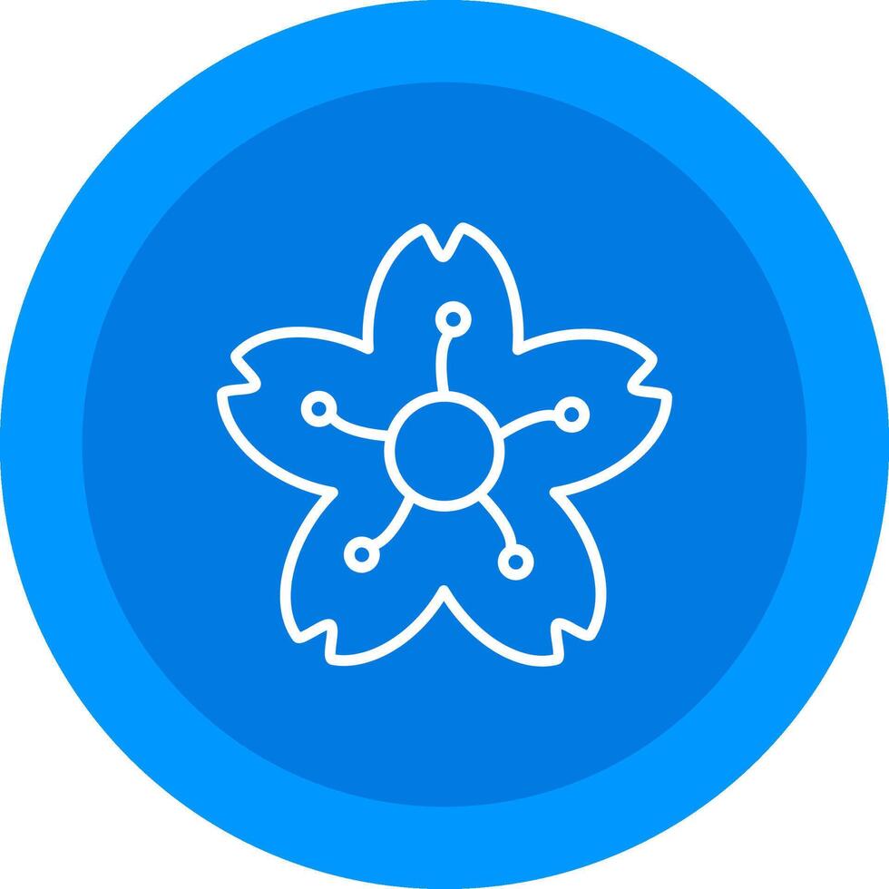 Cherry Blossom Icon Design Symbol vector