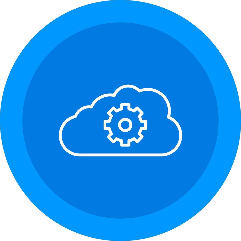 Cloud Storage Icon Design Symbol vector