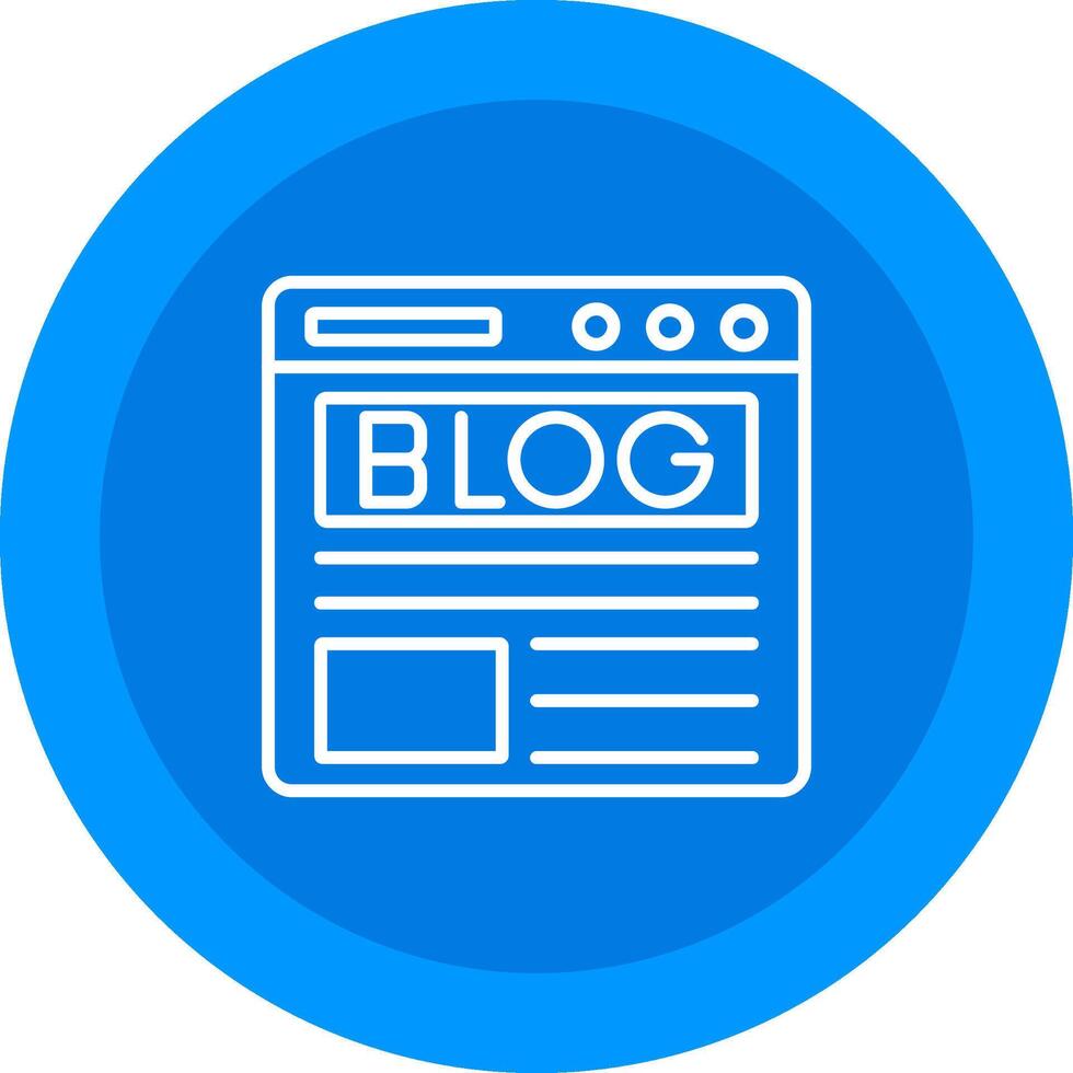 Blog Icon Design Symbol vector