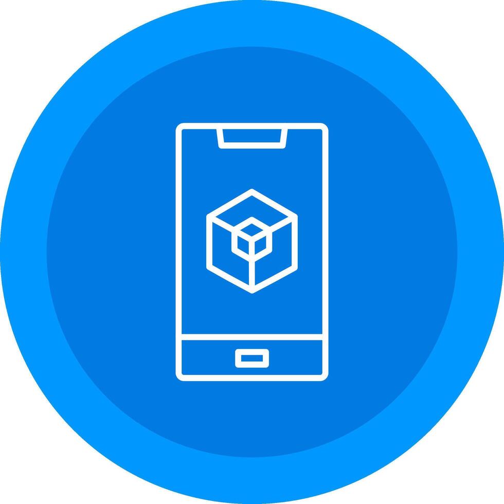 Augmented Reality Icon Design Symbol vector