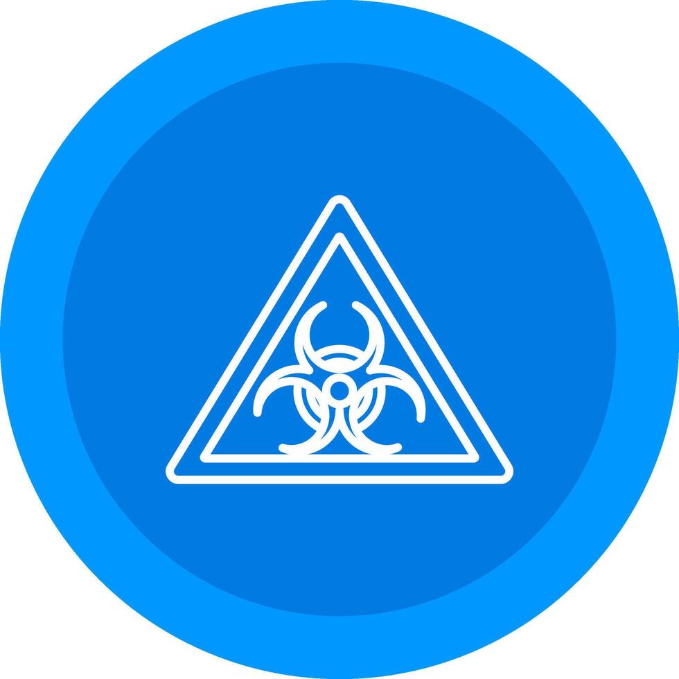 Biological Hazard Icon Design Symbol vector