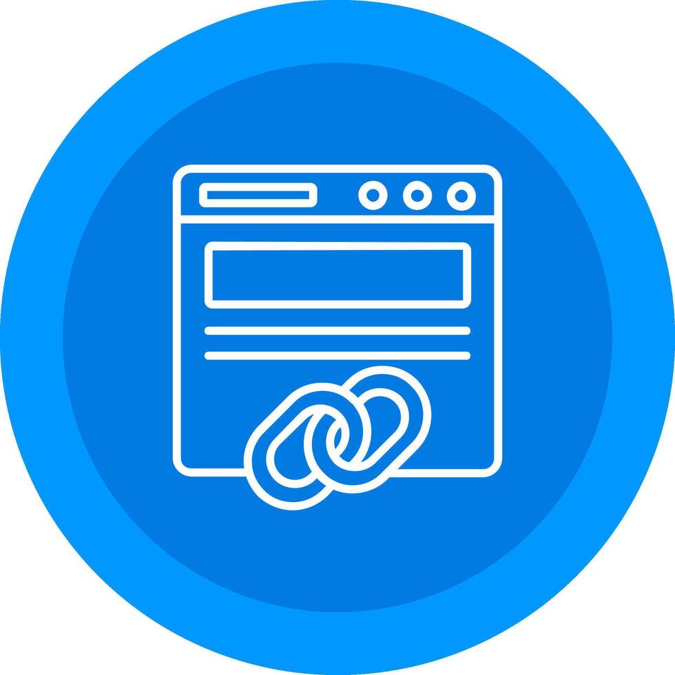 Backlinks Icon Design Symbol vector