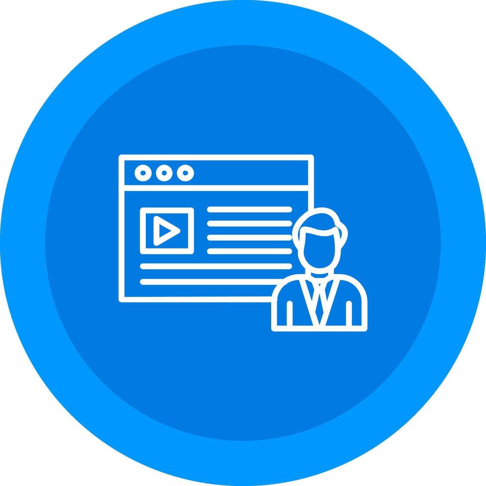 Content Creator Icon Design Symbol vector