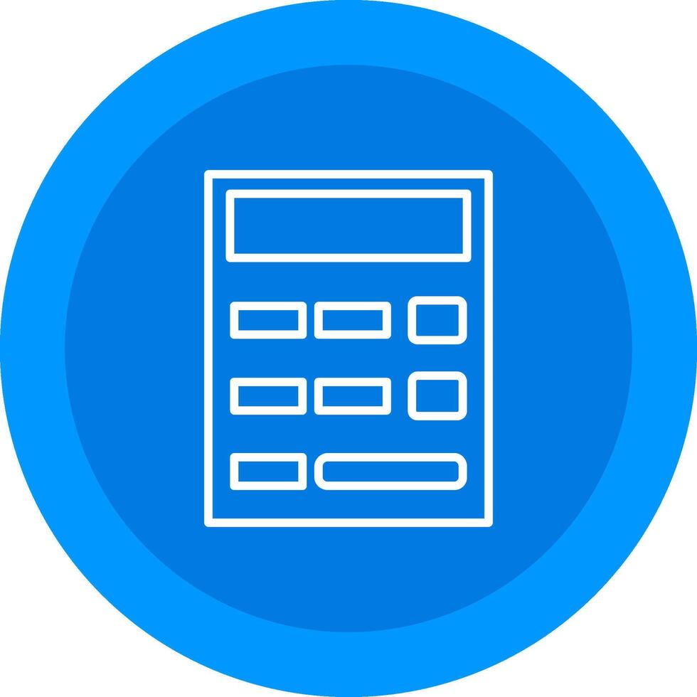 Calculator Icon Design Symbol vector