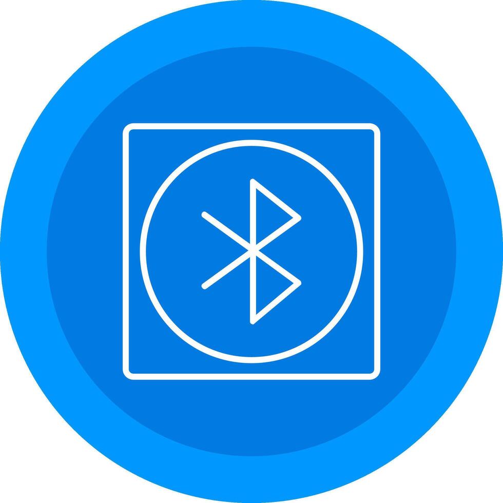 Bluetooth Icon Design Symbol vector