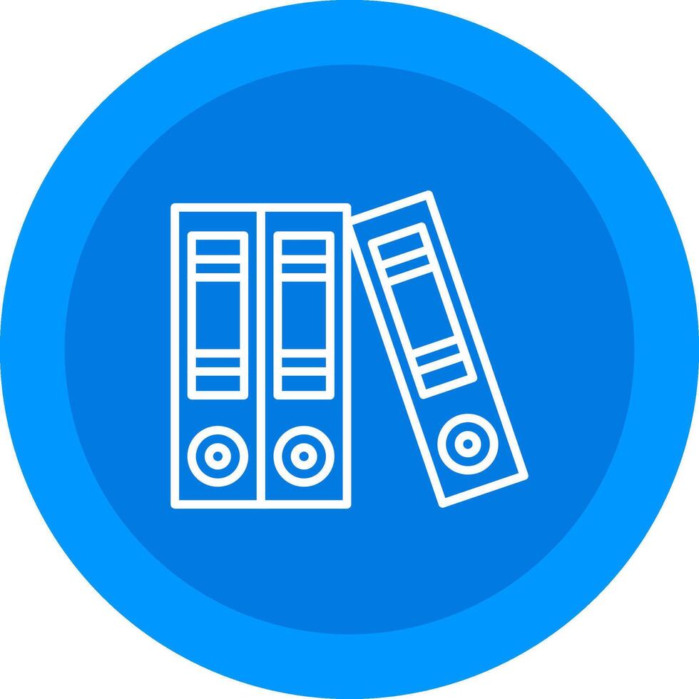 Binder Icon Design Symbol vector
