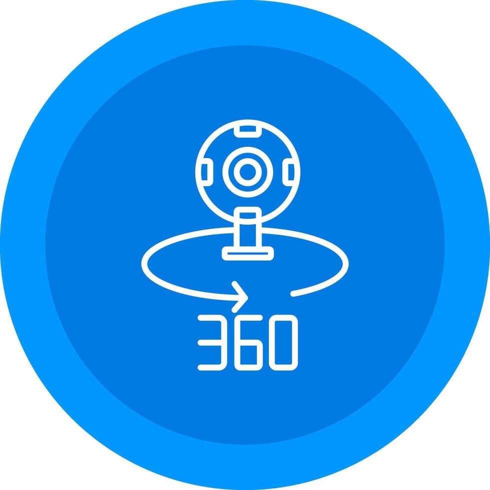 360 Camera Icon Design Symbol vector