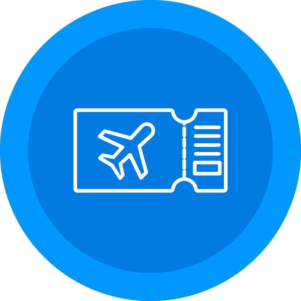 Airplane Ticket Icon Design Symbol vector