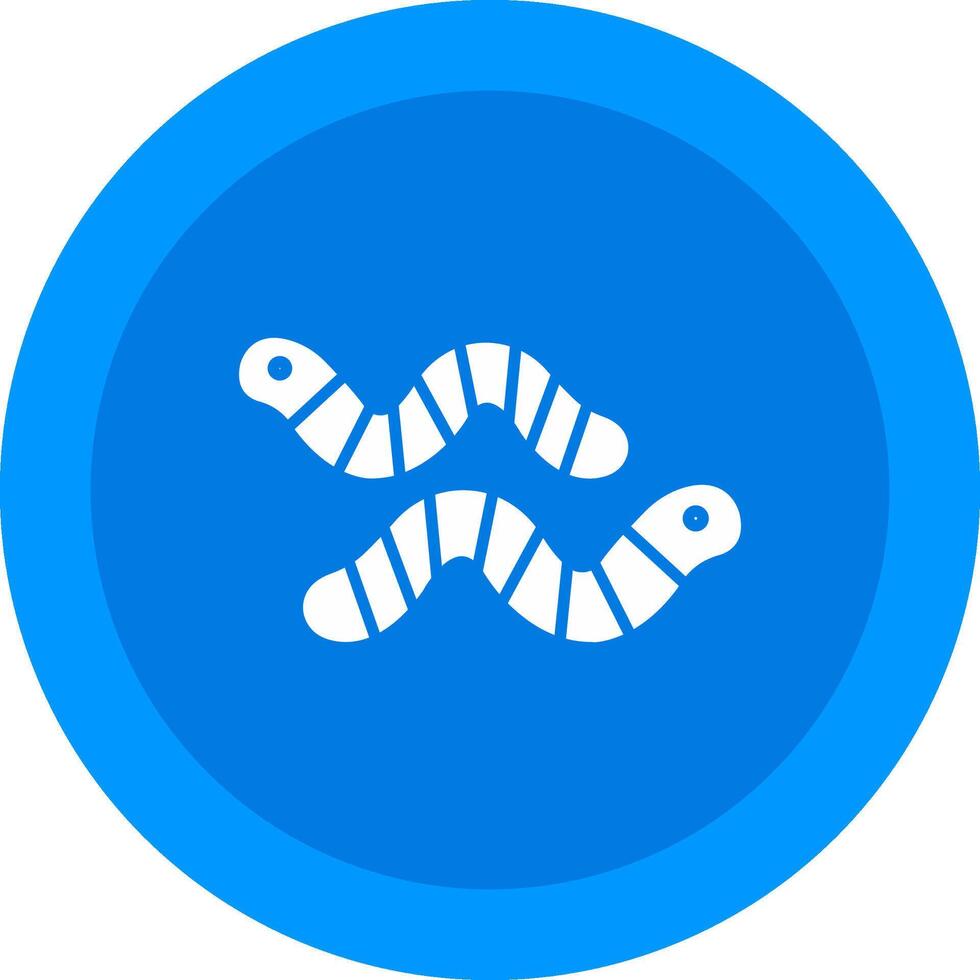 Worm Icon Design Symbol vector