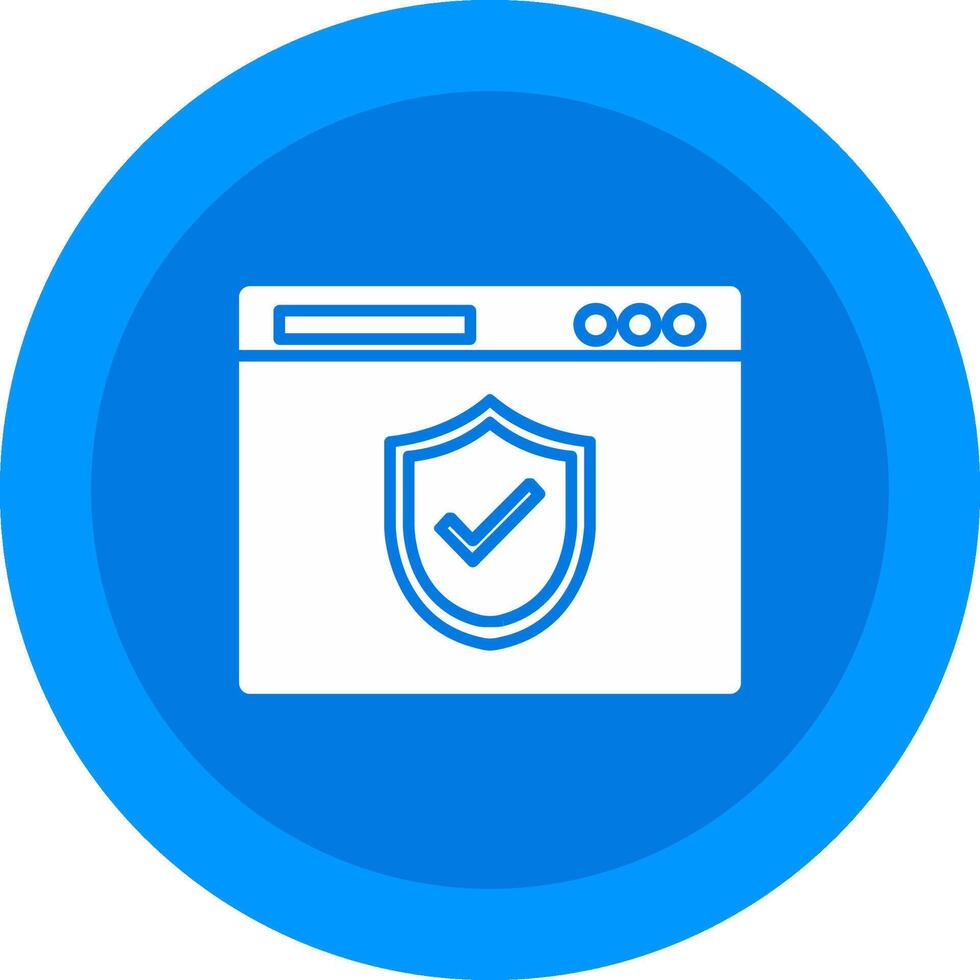 Web Security Icon Design Symbol vector