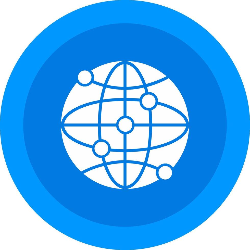 Worldwide Icon Design Symbol vector