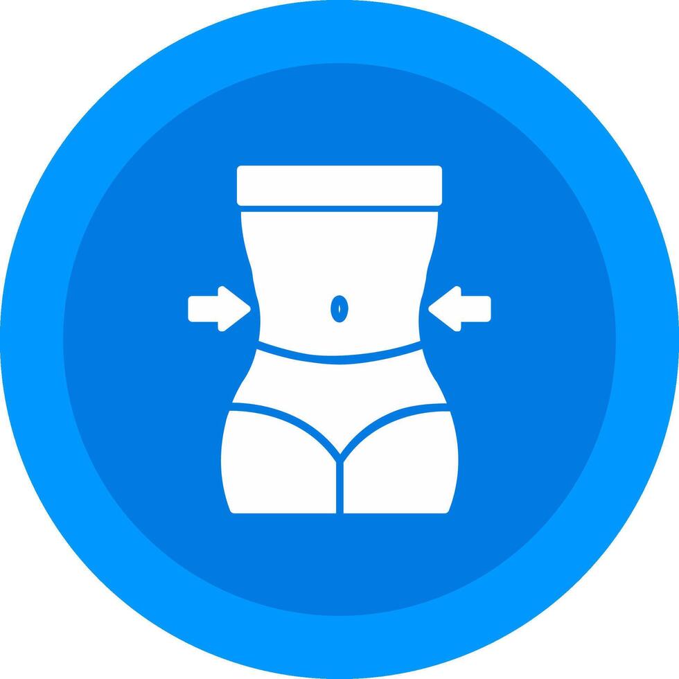 Waist Icon Design Symbol vector