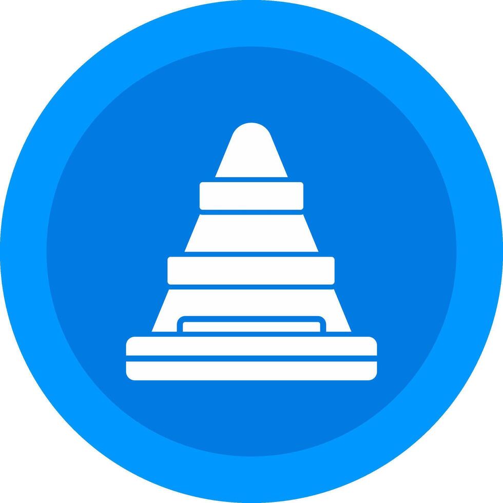 Traffic Cone Icon Design Symbol vector