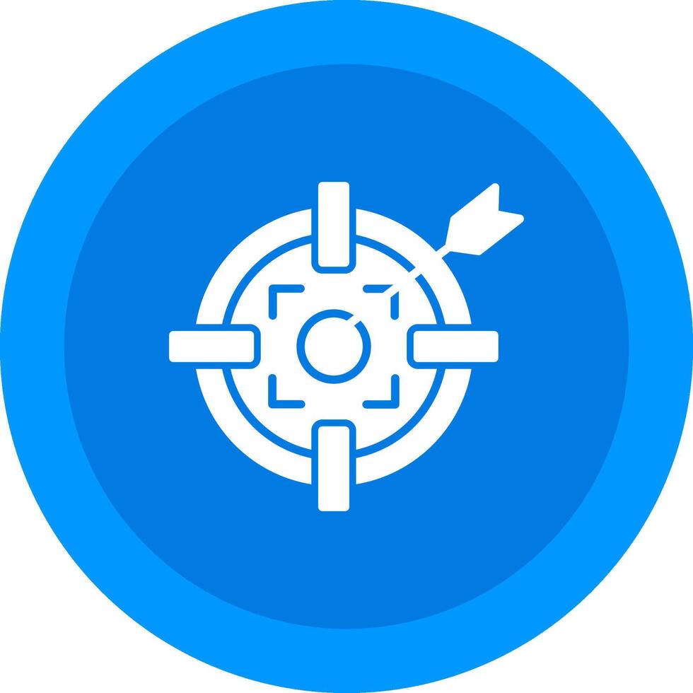 Target Icon Design Symbol vector