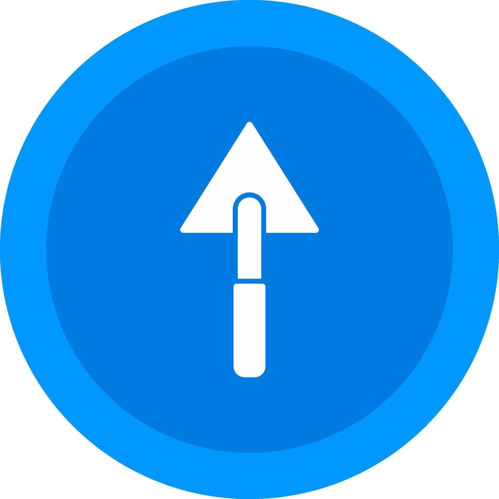 Triangular Shovel Icon Design Symbol vector