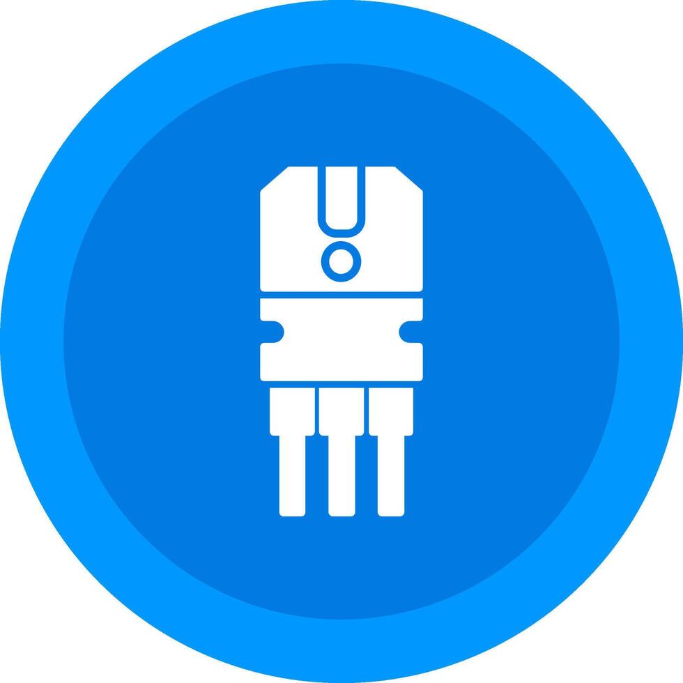 Transistor Icon Design Symbol vector