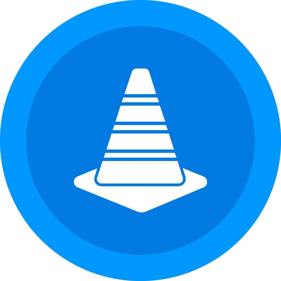 Traffic Cone Icon Design Symbol vector