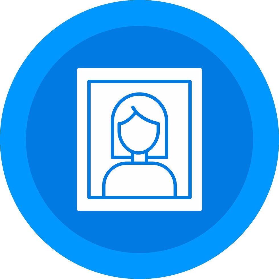 Portrait Icon Design Symbol vector