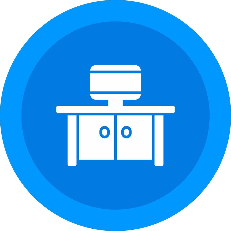 Tv Table Icon Design Symbol vector