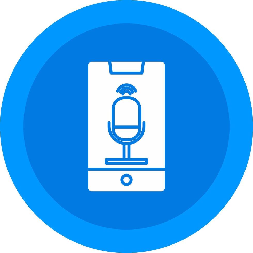 Voice Control Icon Design Symbol vector