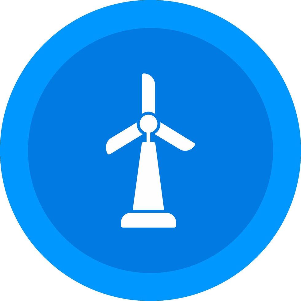 Wind Turbine Icon Design Symbol vector