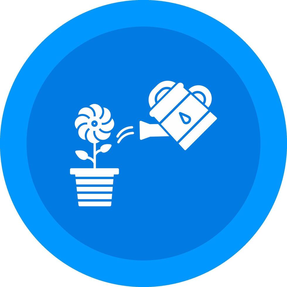 Watering Plants Icon Design Symbol vector