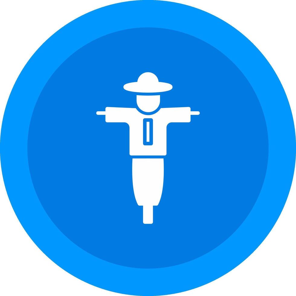 Scarecrow Icon Design Symbol vector