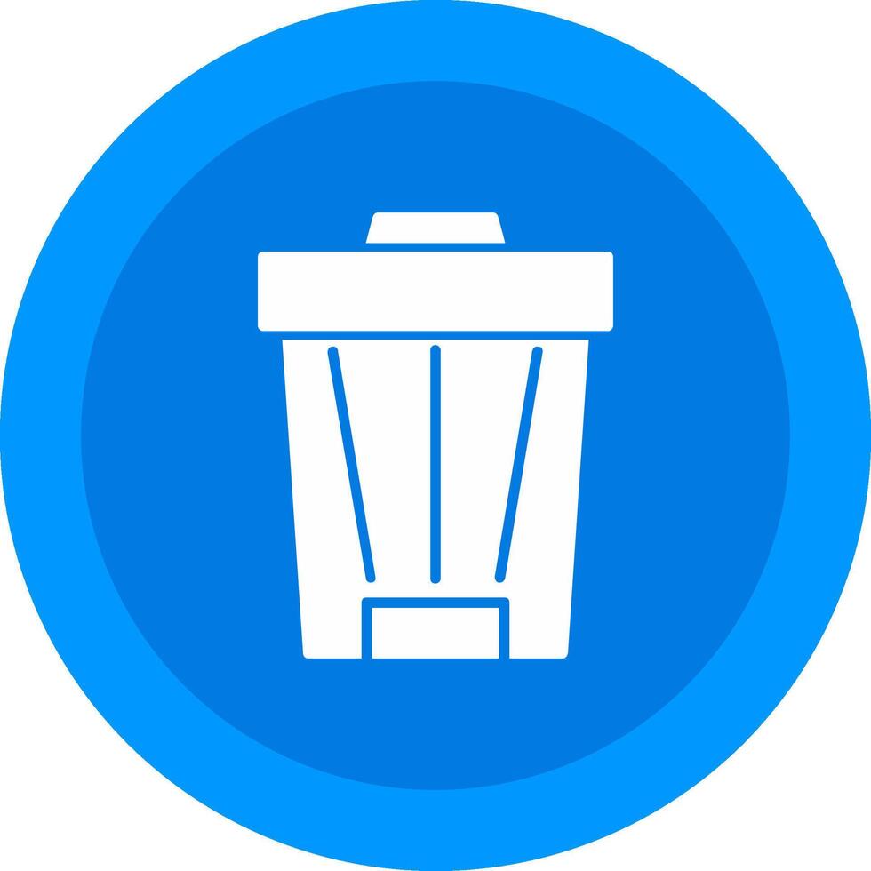 Trash Can Icon Design Symbol vector